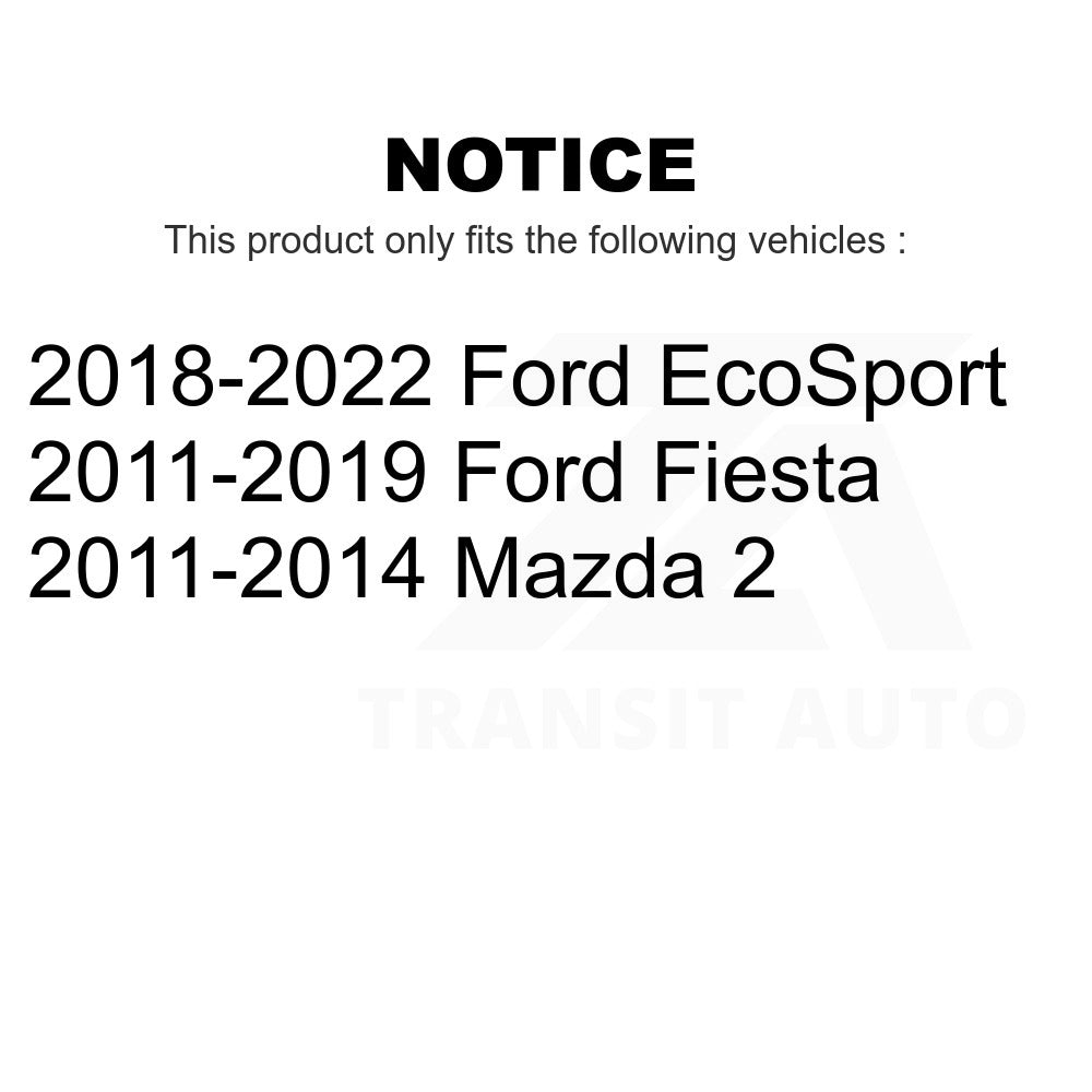 Rear Suspension Strut Shock Mounting Pair For Ford Fiesta EcoSport Mazda 2