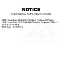 Load image into Gallery viewer, Front Wheel Bearing And Tie Rod End Kit For Honda Civic Acura EL