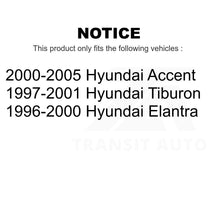 Load image into Gallery viewer, Front Wheel Bearing And Tie Rod End Kit For Hyundai Accent Elantra Tiburon