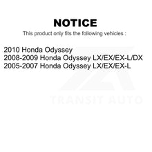 Charger l&#39;image dans la galerie, Front Wheel Bearing And Tie Rod End Kit For Honda Odyssey