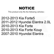 Charger l&#39;image dans la galerie, Front Wheel Bearing &amp; Tie Rod End Kit For Hyundai Elantra Kia Forte Koup Forte5