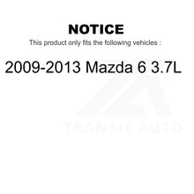 Charger l&#39;image dans la galerie, Front Wheel Bearing And Tie Rod End Kit For 2009-2013 Mazda 6 3.7L