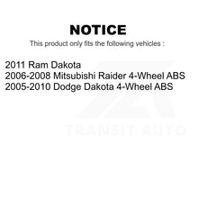 Charger l&#39;image dans la galerie, Front Wheel Bearing And Tie Rod End Kit For Dakota Dodge Mitsubishi Raider Ram