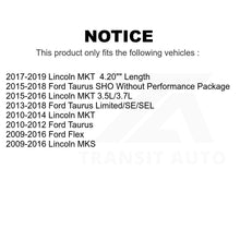 Charger l&#39;image dans la galerie, Front Wheel Bearing And Tie Rod End Kit For Ford Taurus Flex Lincoln MKS MKT