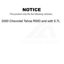 Charger l&#39;image dans la galerie, Front Wheel Bearing And Tie Rod End Kit For 2000 Chevrolet Tahoe RWD with 5.7L