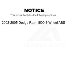 Charger l&#39;image dans la galerie, Front Wheel Bearing And Tie Rod End Kit For 2002-2005 Dodge Ram 1500 4-Wheel ABS