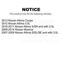 Charger l&#39;image dans la galerie, Front Wheel Bearing And Tie Rod End Kit For Nissan Altima Maxima