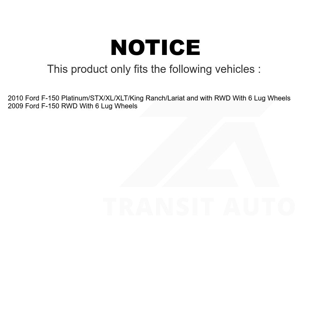 Front Wheel Bearing And Tie Rod End Kit For Ford F-150