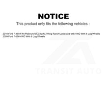 Charger l&#39;image dans la galerie, Front Wheel Bearing And Tie Rod End Kit For Ford F-150