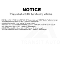 Charger l&#39;image dans la galerie, Front Hub Bearing Assembly &amp; Link Kit For Chevrolet Malibu Pontiac G6 HHR Saturn