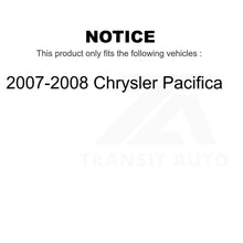 Charger l&#39;image dans la galerie, Front Hub Bearing Assembly And Link Kit For 2007-2008 Chrysler Pacifica