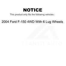 Charger l&#39;image dans la galerie, Front Hub Bearing Assembly &amp; Link Kit For 2004 Ford F-150 4WD With 6 Lug Wheels