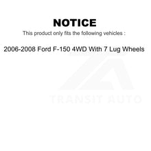 Load image into Gallery viewer, Front Hub Bearing Assembly &amp; Link Kit For 06-08 Ford F-150 4WD With 7 Lug Wheels