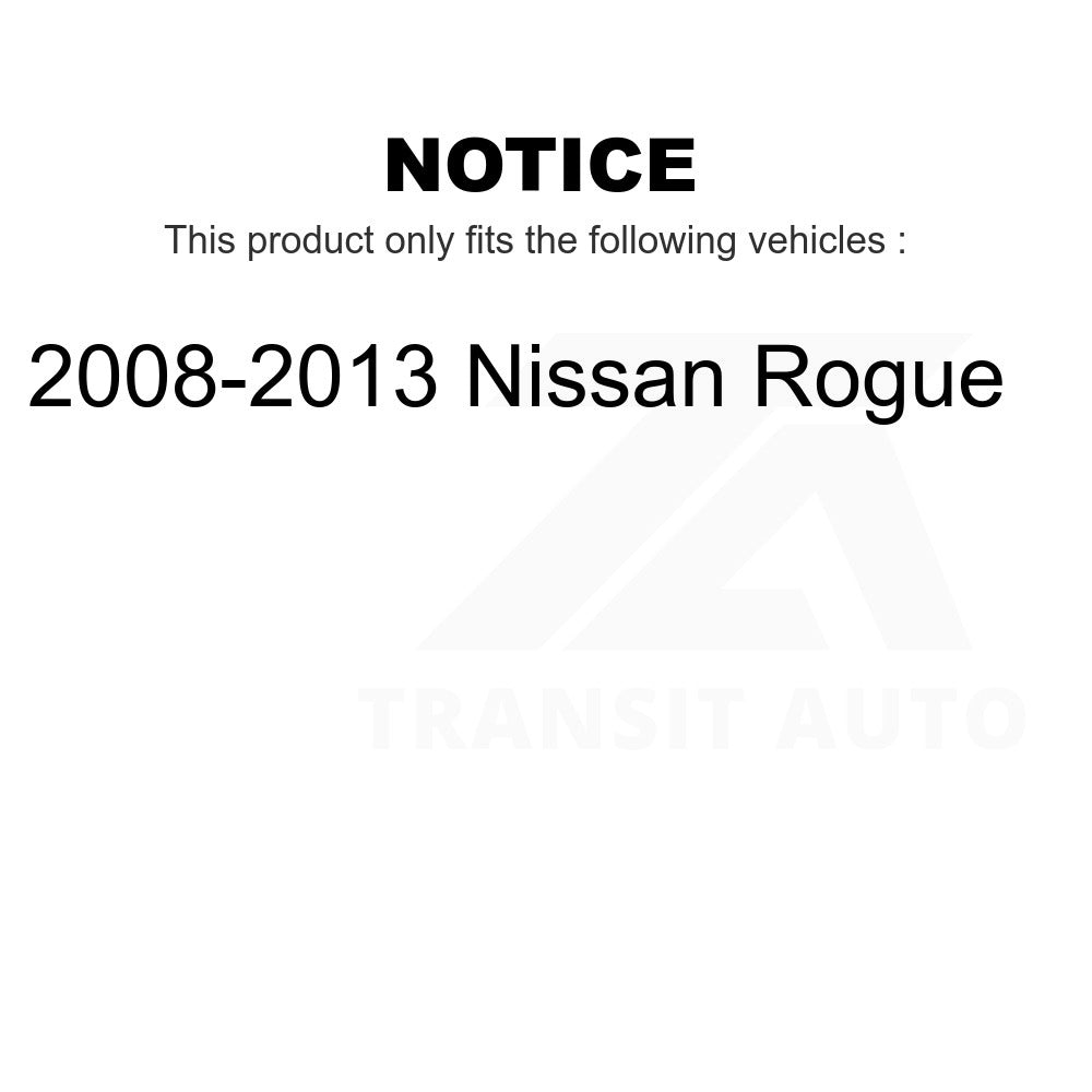 Front Hub Bearing Assembly And Link Kit For 2008-2013 Nissan Rogue