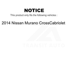 Charger l&#39;image dans la galerie, Front Hub Bearing Assembly And Link Kit For 2014 Nissan Murano CrossCabriolet