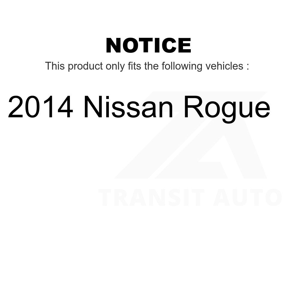 Front Hub Bearing Assembly And Link Kit For 2014 Nissan Rogue