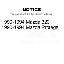 Charger l&#39;image dans la galerie, Front Wheel Bearing And Link Kit For 1990-1994 Mazda Protege 323