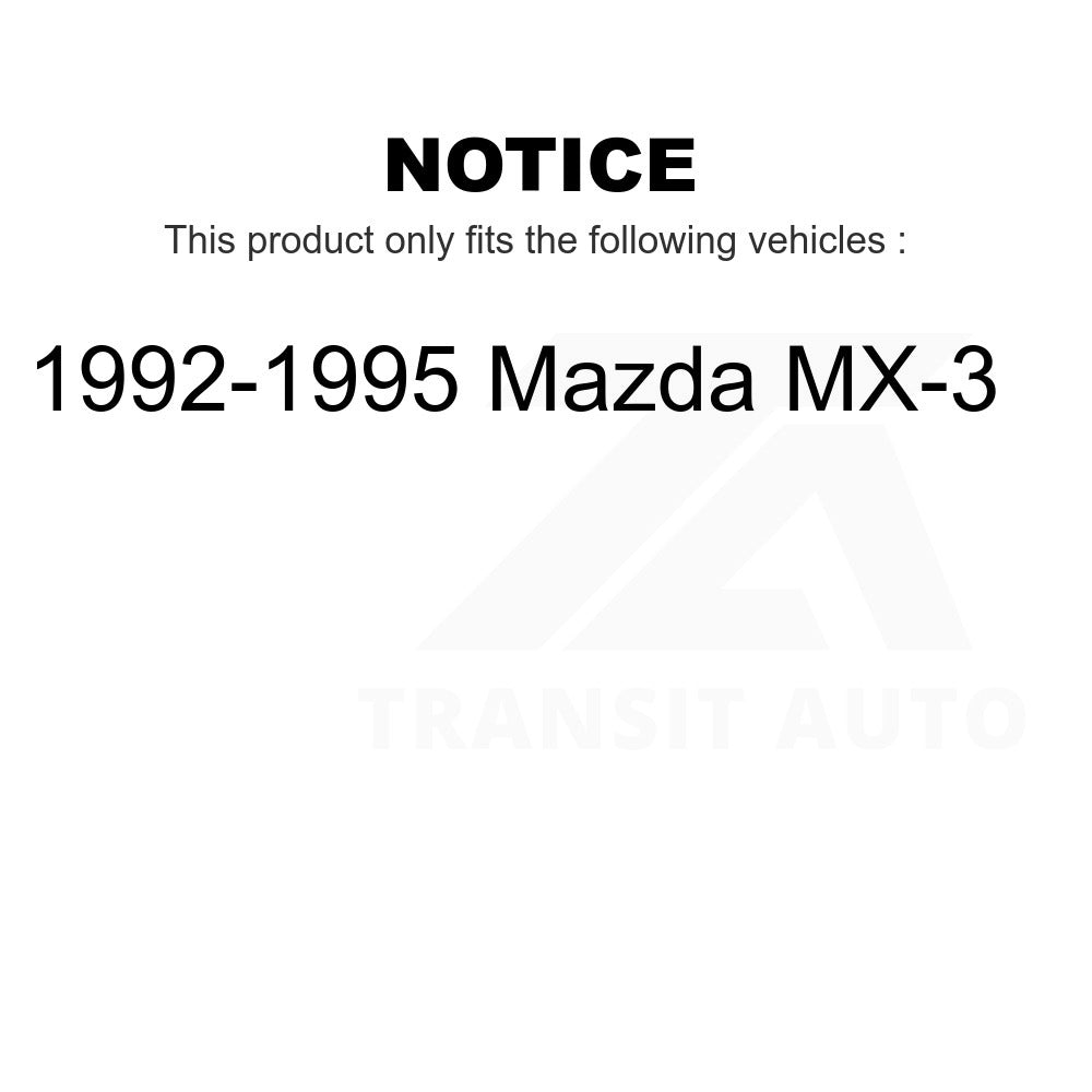 Front Wheel Bearing And Link Kit For 1992-1995 Mazda MX-3