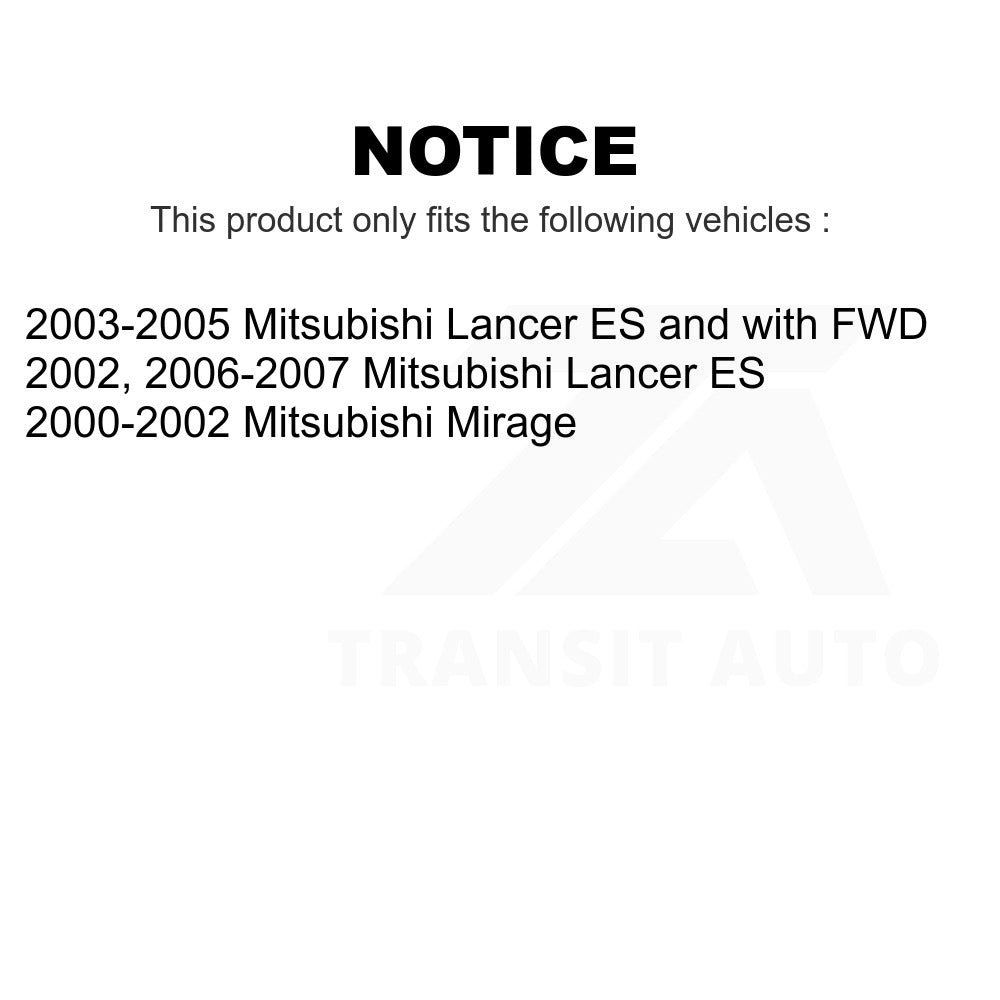 Front Wheel Bearing And Link Kit For Mitsubishi Lancer Mirage