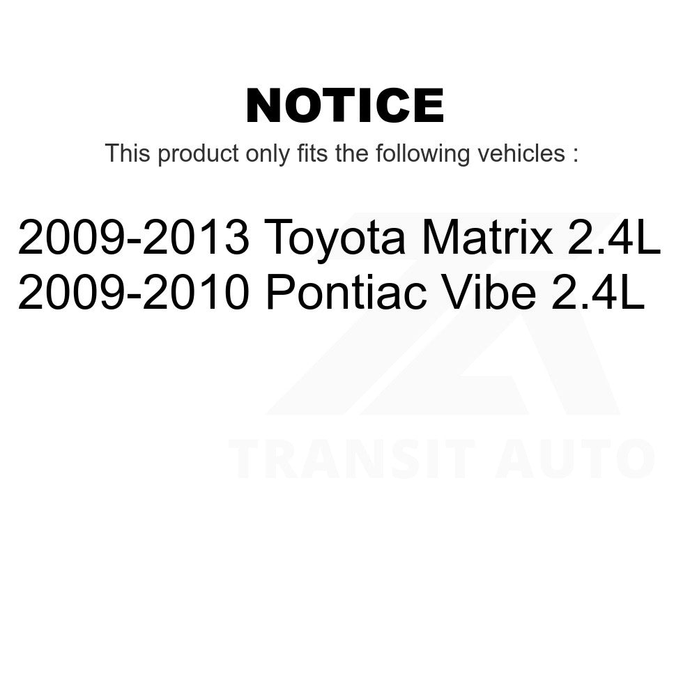 Front Wheel Bearing And Link Kit For Toyota Matrix Pontiac Vibe 2.4L