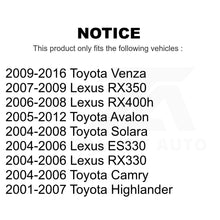 Charger l&#39;image dans la galerie, Front Wheel Bearing And Link Kit For Toyota Camry Lexus Highlander Avalon Venza