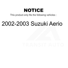 Load image into Gallery viewer, Front Wheel Bearing And Link Kit For 2002-2003 Suzuki Aerio
