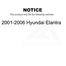 Charger l&#39;image dans la galerie, Front Wheel Bearing And Link Kit For 2001-2006 Hyundai Elantra