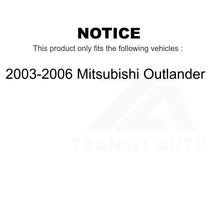 Charger l&#39;image dans la galerie, Front Wheel Bearing And Link Kit For 2003-2006 Mitsubishi Outlander