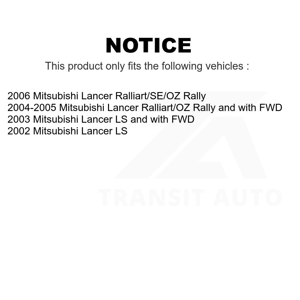 Front Wheel Bearing And Link Kit For Mitsubishi Lancer