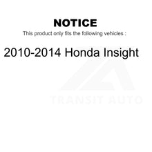 Charger l&#39;image dans la galerie, Front Wheel Bearing And Link Kit For 2010-2014 Honda Insight