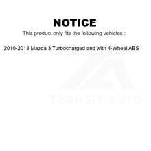 Charger l&#39;image dans la galerie, Front Wheel Bearing Link Kit For 2010-2013 Mazda 3 Turbocharged with 4-Wheel ABS