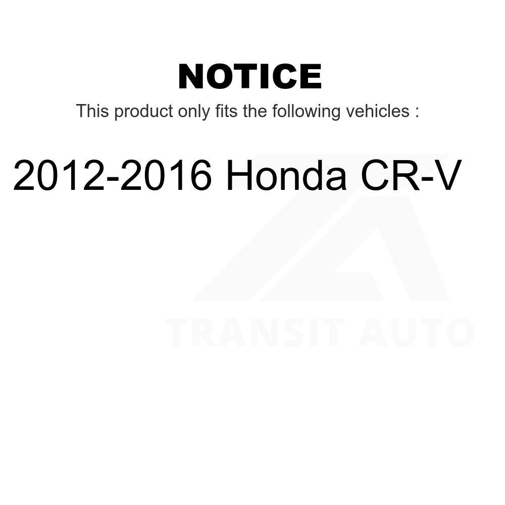 Front Wheel Bearing And Link Kit For 2012-2016 Honda CR-V