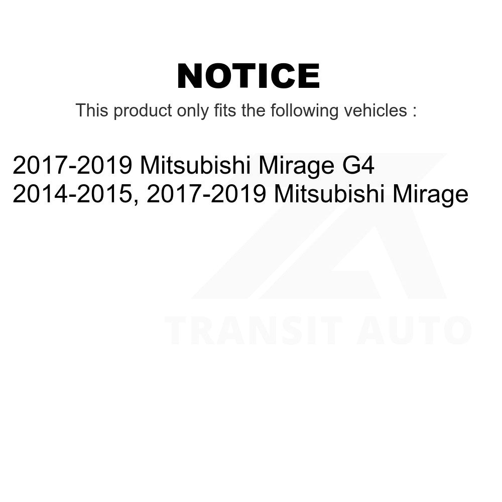 Front Wheel Bearing And Link Kit For Mitsubishi Mirage G4