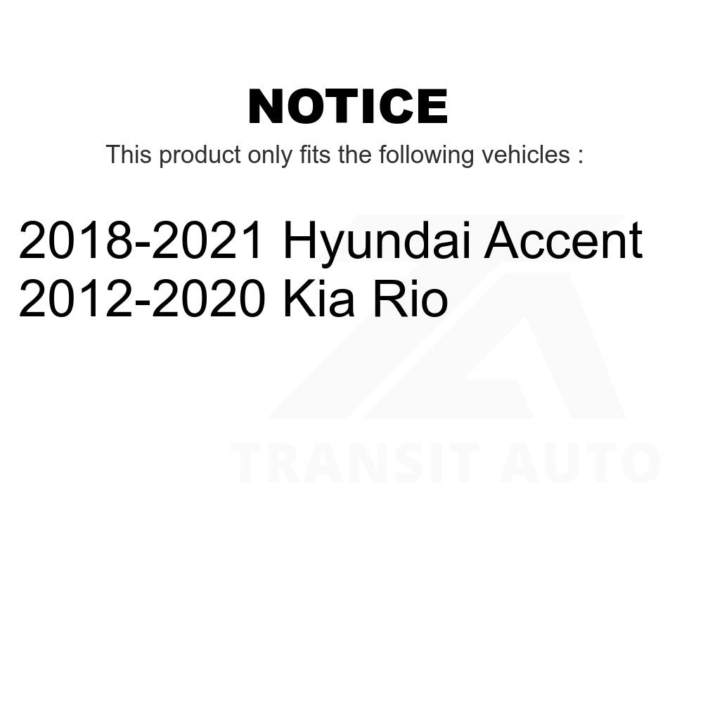 Front Wheel Bearing And Link Kit For Kia Rio Hyundai Accent