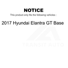 Charger l&#39;image dans la galerie, Ensemble de roulement de moyeu avant et kit de liaison pour base Hyundai Elantra GT 2017 