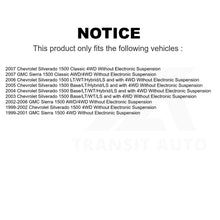 Charger l&#39;image dans la galerie, Kit d&#39;amortisseur avant et arrière, pour Chevrolet Silverado 1500 GMC Sierra Classic 