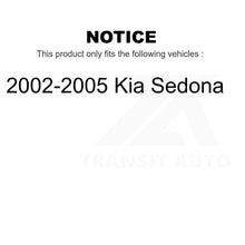 Load image into Gallery viewer, Rear Suspension Shock Absorber Pair For 2002-2005 Kia Sedona