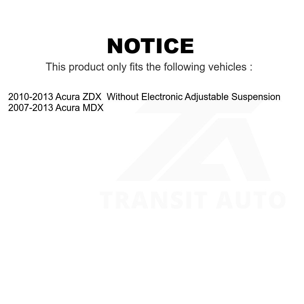 Rear Suspension Shock Absorber Pair For Acura MDX ZDX