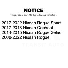 Charger l&#39;image dans la galerie, Rear Suspension Shock Absorber Pair For Nissan Rogue Sport Select Qashqai