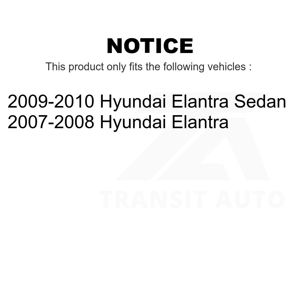 Rear Suspension Shock Absorber Pair For Hyundai Elantra