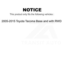 Load image into Gallery viewer, Rear Suspension Shock Absorber Pair For 2005-2015 Toyota Tacoma Base with RWD