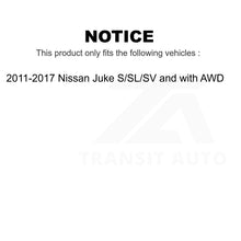 Charger l&#39;image dans la galerie, Rear Suspension Shock Absorber Pair For 2011-2017 Nissan Juke S SL SV with AWD