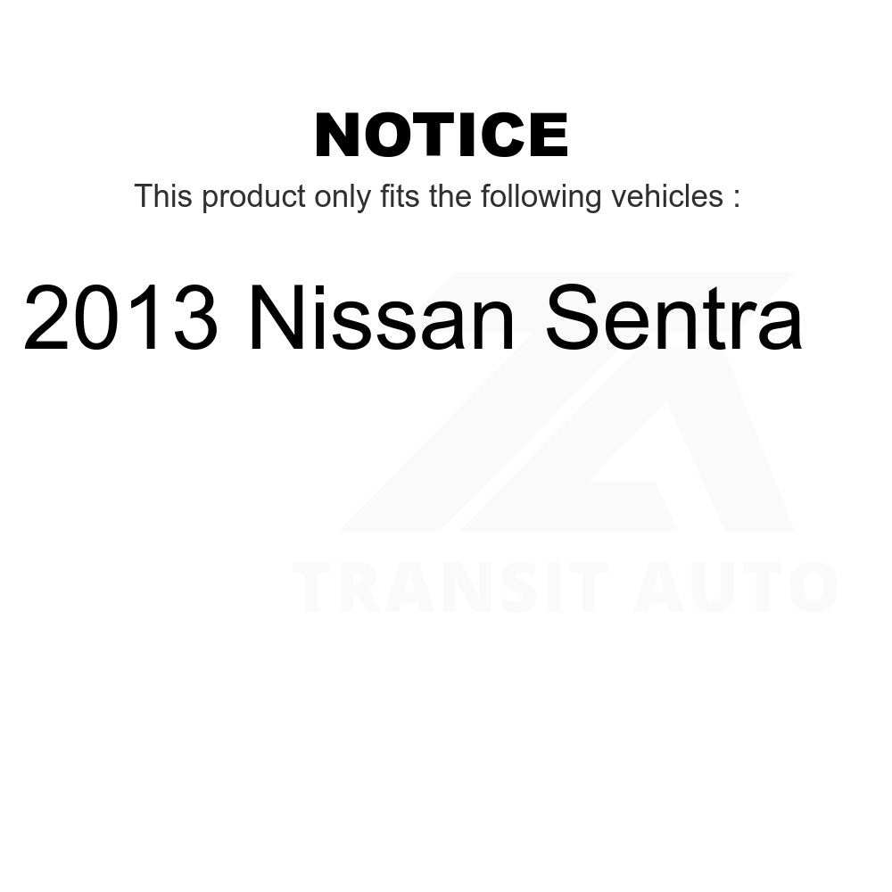 Rear Suspension Shock Absorber Pair For 2013 Nissan Sentra