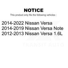 Load image into Gallery viewer, Rear Suspension Shock Absorber Pair For Nissan Versa Note