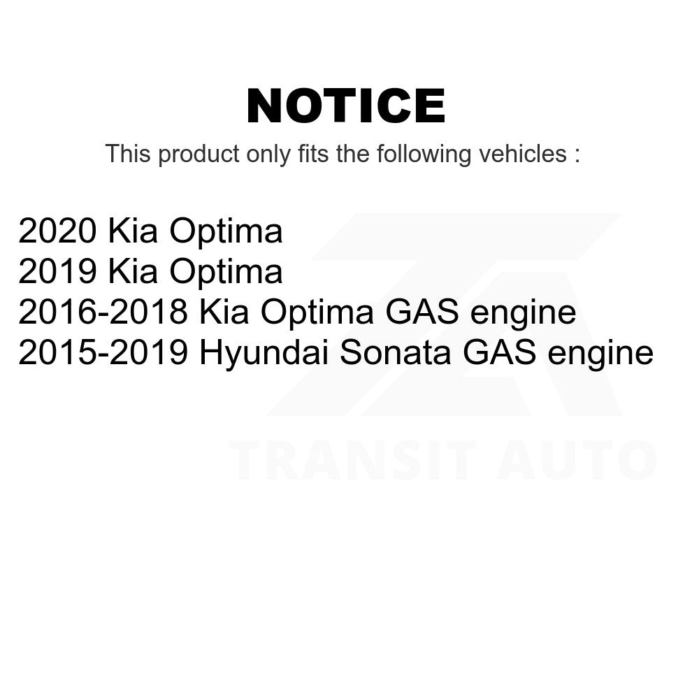 Rear Suspension Shock Absorber Pair For Hyundai Sonata Kia Optima