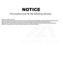 Charger l&#39;image dans la galerie, Front Complete Shocks Strut Coil Spring Kit For Toyota Tacoma 4Runner FJ Cruiser