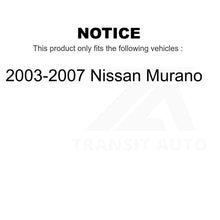 Load image into Gallery viewer, Front Complete Shocks Strut Coil Spring Assembly Kit For 2003-2007 Nissan Murano