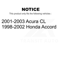 Load image into Gallery viewer, Rear Complete Shocks Strut Coil Spring Assemblies Pair For Honda Accord Acura CL