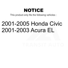Charger l&#39;image dans la galerie, Rear Complete Shocks Strut &amp; Coil Spring Assemblies Kit For Honda Civic Acura EL