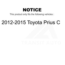 Charger l&#39;image dans la galerie, Front Complete Shocks Strut &amp; Coil Spring Mount Kit For 2012-2015 Toyota Prius C